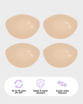 Oval Shaped Double-Sided Sticky Boost Inserts (2 Pack)