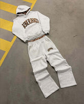 Leopard Letters Hoodie Couple Outfit Set