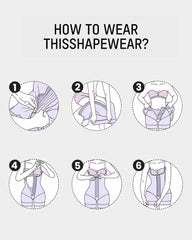 Extra Plus Size Shaper Bodysuit Tummy Control Shapewear With Bra