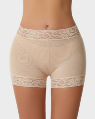 High Waist Lace Smooth Shapewear Shorts