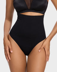 High Waist Tummy Control Thong Panty (2 Pack)