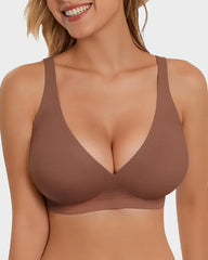 Wireless Bras Deep V Push Up Seamless Bras