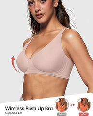 Wireless Bras Deep V Push Up Seamless Bras