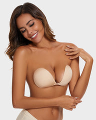 Front Closure Adhesive Invisible Push-Up Bra(2 Pairs)