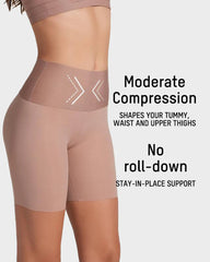 Lightweight Slimming High-Waist Yoga Shorts