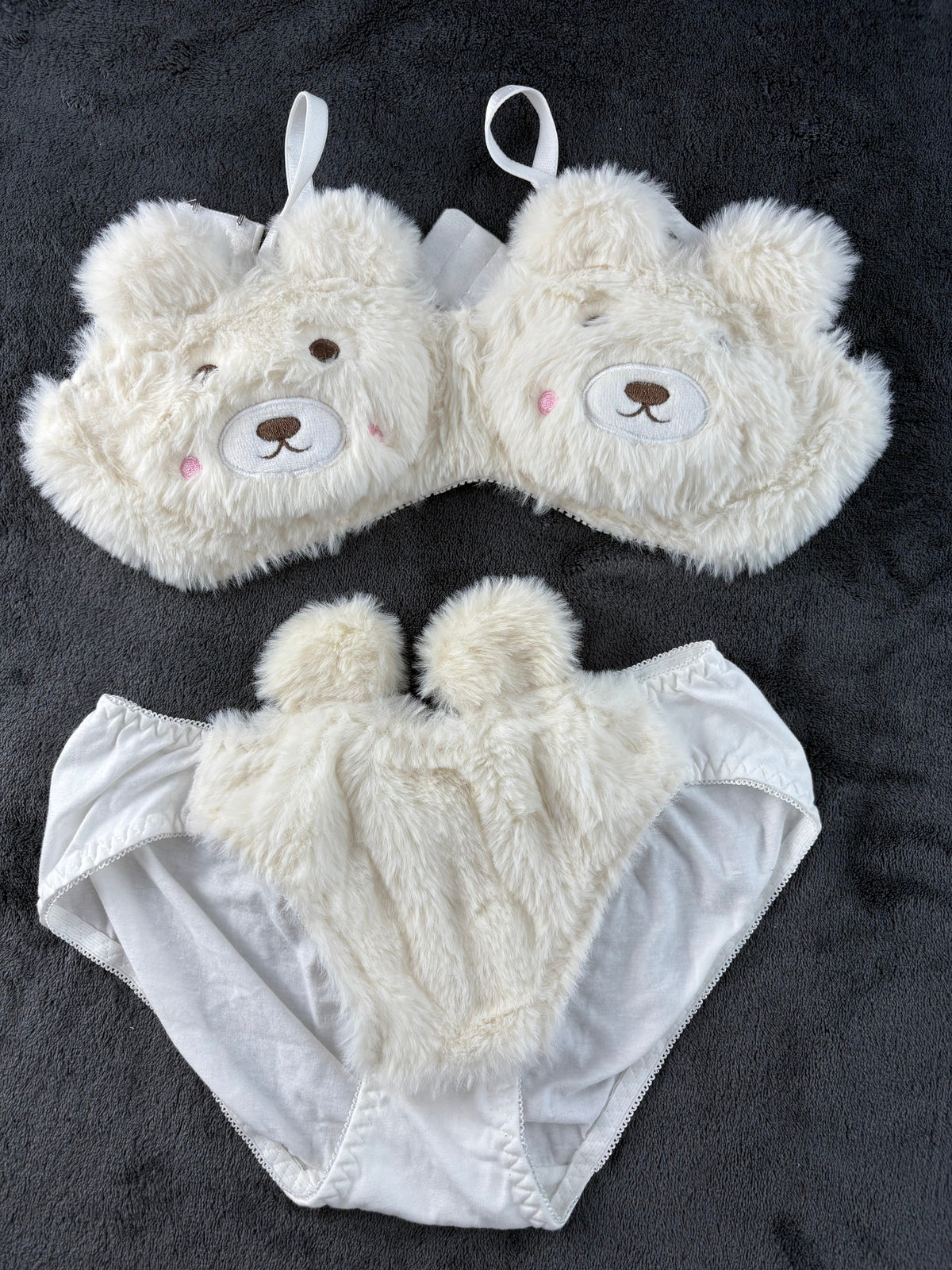 Plushy Set 2-Pieces Lingerie Set